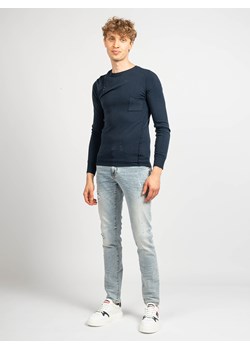 Trussardi Sweter "Serafino" | U11TRC0045 / Serafino | Mężczyzna | Granatowy ze sklepu ubierzsie.com w kategorii Swetry męskie - zdjęcie 165700108