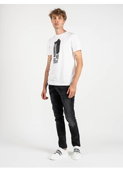 Les Hommes T-shirt | LLT205 721P | Round Neck T-Shirt | Mężczyzna | Biały ze sklepu ubierzsie.com w kategorii T-shirty męskie - zdjęcie 165700467