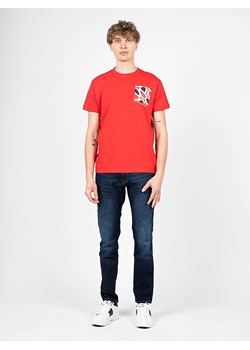Pepe Jeans T-shirt "Alford" | PM508260 | Alford | Mężczyzna | Czerwony ze sklepu ubierzsie.com w kategorii T-shirty męskie - zdjęcie 165700619