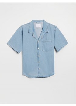 Luźna koszula jeansowa z krótkim rękawem ze sklepu House w kategorii Koszule męskie - zdjęcie 165701205