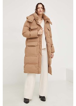 Answear Lab kurtka damska kolor brązowy zimowa ze sklepu ANSWEAR.com w kategorii Kurtki damskie - zdjęcie 165702349