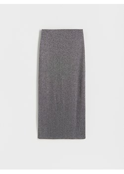 Reserved - Spódnica z metalizowaną nicią - ciemnoszary ze sklepu Reserved w kategorii Spódnice - zdjęcie 165703707