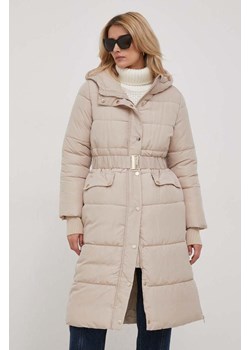 Sisley kurtka damska kolor beżowy zimowa ze sklepu ANSWEAR.com w kategorii Kurtki damskie - zdjęcie 165706277