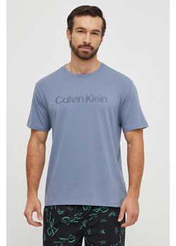 Calvin Klein Underwear t-shirt lounge kolor niebieski ze sklepu ANSWEAR.com w kategorii T-shirty męskie - zdjęcie 165706508