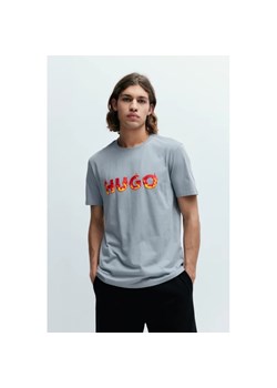HUGO T-shirt Danda | Regular Fit ze sklepu Gomez Fashion Store w kategorii T-shirty męskie - zdjęcie 165714346
