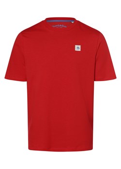 Scotch & Soda T-shirt męski Mężczyźni Bawełna czerwony jednolity ze sklepu vangraaf w kategorii T-shirty męskie - zdjęcie 165716897