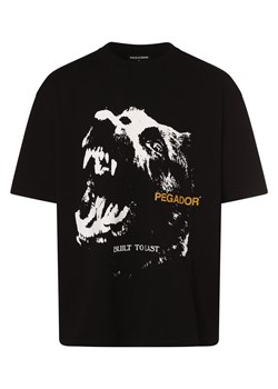 PEGADOR T-shirt męski Mężczyźni Bawełna czarny nadruk ze sklepu vangraaf w kategorii T-shirty męskie - zdjęcie 165716966
