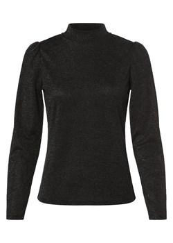 Oui Damska koszulka z długim rękawem Kobiety wiskoza czarny jednolity ze sklepu vangraaf w kategorii Bluzki damskie - zdjęcie 165716975
