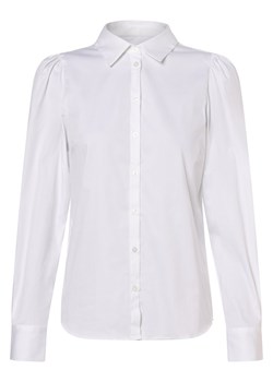MOS MOSH Bluzka damska Kobiety Bawełna biały jednolity ze sklepu vangraaf w kategorii Koszule damskie - zdjęcie 165717035