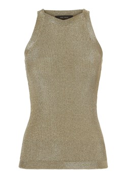 MOS MOSH Top damski Kobiety wiskoza złoty jednolity ze sklepu vangraaf w kategorii Bluzki damskie - zdjęcie 165717037