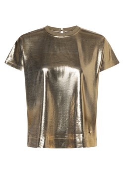 MOS MOSH T-shirt damski Kobiety Sztuczne włókno złoty jednolity ze sklepu vangraaf w kategorii Bluzki damskie - zdjęcie 165717039