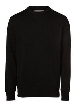 Calvin Klein Jeans Męska bluza nierozpinana Mężczyźni Bawełna czarny jednolity ze sklepu vangraaf w kategorii Bluzy męskie - zdjęcie 165717167
