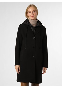 More & More Damski płaszcz 3 w 1 Kobiety czarny jednolity ze sklepu vangraaf w kategorii Płaszcze damskie - zdjęcie 165717365