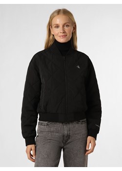 Calvin Klein Jeans Damska kurtka pikowana Kobiety Sztuczne włókno czarny jednolity ze sklepu vangraaf w kategorii Kurtki damskie - zdjęcie 165717529