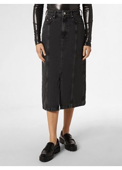 Tommy Jeans Jeansowa spódnica damska Kobiety Bawełna antracytowy jednolity ze sklepu vangraaf w kategorii Spódnice - zdjęcie 165717546