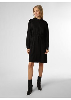 Selected Femme Sukienka damska Kobiety wiskoza czarny wypukły wzór tkaniny ze sklepu vangraaf w kategorii Sukienki - zdjęcie 165717636