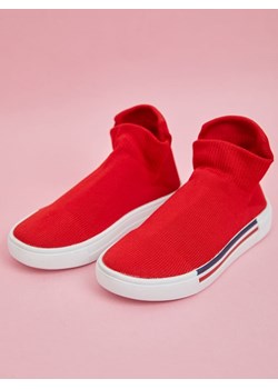 Denokids Sneakersy w kolorze czerwonym ze sklepu Limango Polska w kategorii Trampki dziecięce - zdjęcie 165717816