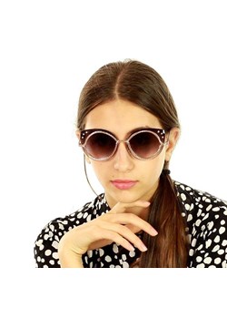 Finezyjne okulary przeciwsłoneczne MAZZINI ITALIAN CHIC brąz ze sklepu Verostilo w kategorii Okulary przeciwsłoneczne damskie - zdjęcie 165743367