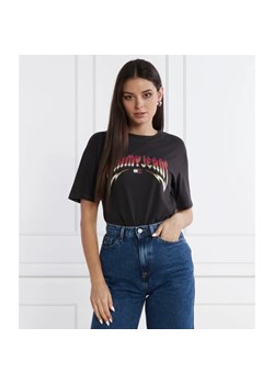 Tommy Jeans T-shirt WASHED TJ ROCK | Relaxed fit ze sklepu Gomez Fashion Store w kategorii Bluzki damskie - zdjęcie 165749286