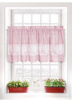 Zazdrostka do kuchni Lace 605A - pudrowy róż ze sklepu Edoti w kategorii Zasłony - zdjęcie 165750015
