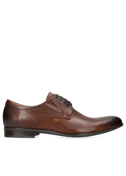 CE6183-03 Brązowe buty męskie, Conhpol, Półbuty, Derby, Konopka Shoes ze sklepu Konopka Shoes w kategorii Półbuty męskie - zdjęcie 165750388