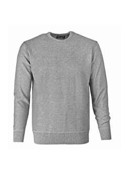 Męski Sweter Pako Jeans - Wełniany - Popielaty Melanż SWPJNSmonoPP ze sklepu JegoSzafa.pl w kategorii Swetry męskie - zdjęcie 165753755