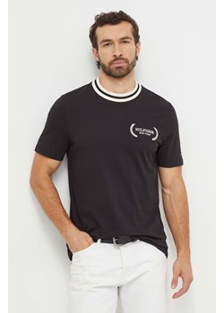 Tommy Hilfiger t-shirt bawełniany męski kolor czarny MW0MW33681 ze sklepu ANSWEAR.com w kategorii T-shirty męskie - zdjęcie 165756607