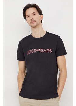 Joop! t-shirt bawełniany Cassian męski kolor czarny z nadrukiem 3004004810015540 ze sklepu ANSWEAR.com w kategorii T-shirty męskie - zdjęcie 165756657