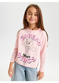 Sinsay - Koszulka Looney Tunes - różowy ze sklepu Sinsay w kategorii Bluzki dziewczęce - zdjęcie 165786195