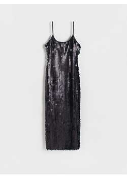 Reserved - Cekinowa sukienka - czarny ze sklepu Reserved w kategorii Sukienki - zdjęcie 165787638