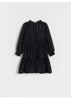 Reserved - Sukienka z falbaną - czarny ze sklepu Reserved w kategorii Sukienki dziewczęce - zdjęcie 165787695