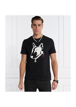 HUGO T-shirt Dammock | Regular Fit ze sklepu Gomez Fashion Store w kategorii T-shirty męskie - zdjęcie 165789788