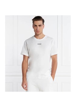Hugo Bodywear T-shirt Linked 10241810 02 | Slim Fit ze sklepu Gomez Fashion Store w kategorii T-shirty męskie - zdjęcie 165789789