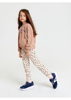 Sinsay - Spodnie dresowe jogger - beżowy ze sklepu Sinsay w kategorii Spodnie dziewczęce - zdjęcie 165794668