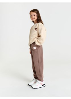 Sinsay - Spodnie dresowe - brązowy ze sklepu Sinsay w kategorii Spodnie dziewczęce - zdjęcie 165794669