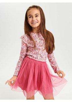 Sinsay - Komplet: koszulka i spódniczka - różowy ze sklepu Sinsay w kategorii Komplety dziewczęce - zdjęcie 165794687