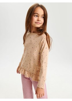 Sinsay - Koszulka - beżowy ze sklepu Sinsay w kategorii Bluzki dziewczęce - zdjęcie 165794689