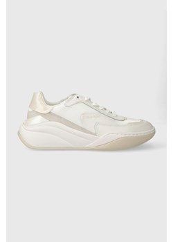 Calvin Klein sneakersy CLOUD WEDGE LACE UP-PEARLIZED kolor biały HW0HW02040 ze sklepu ANSWEAR.com w kategorii Buty sportowe damskie - zdjęcie 165797438