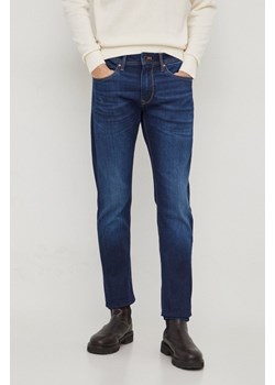 Pepe Jeans jeansy męskie kolor granatowy ze sklepu ANSWEAR.com w kategorii Jeansy męskie - zdjęcie 165797515