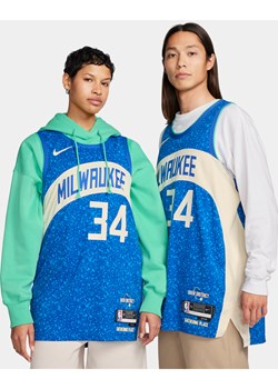 Koszulka męska Nike Dri-FIT ADV NBA Authentic Giannis Antetokounmpo Milwaukee Bucks City Edition 2023/24 - Niebieski ze sklepu Nike poland w kategorii T-shirty męskie - zdjęcie 165806427