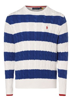 Polo Ralph Lauren Sweter męski Mężczyźni Bawełna biały w paski ze sklepu vangraaf w kategorii Swetry męskie - zdjęcie 165807976