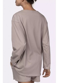 Bawełniana piżama damska z długim rękawem beżowa Joy, Kolor beżowy, Rozmiar L, Mona - id: 178718 - marki Mona - 165866039 Bawełniana piżama damska z długim rękawem beżowa Joy, Kolor beżowy, Rozmiar L, Mona ze sklepu Intymna w kategorii Piżamy damskie - zdjęcie 165866039