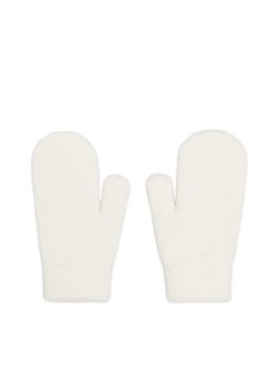 Cropp - Kremowe rękawiczki jednopalczaste - kremowy ze sklepu Cropp w kategorii Rękawiczki damskie - zdjęcie 165867035