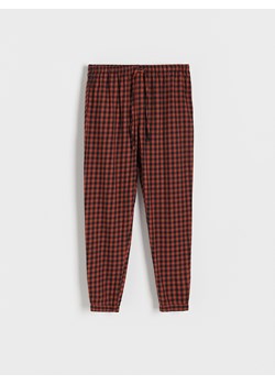 Reserved - Bawełniane spodnie piżamowe - miedziany ze sklepu Reserved w kategorii Piżamy męskie - zdjęcie 165876345