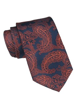 Krawat Męski - Alties - Miedziany Motyw Orientalny KRALTS1011 ze sklepu JegoSzafa.pl w kategorii Krawaty - zdjęcie 165883468