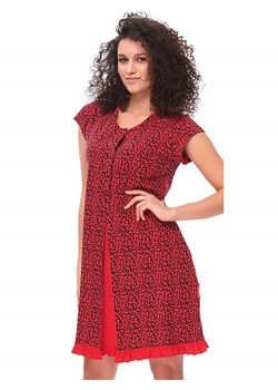 Doctor Nap Ciążowa koszula nocna w kolorze czerwonym ze wzorem ze sklepu Limango Polska w kategorii Bielizna ciążowa - zdjęcie 165883756