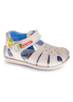 Pablosky Skórzane półsandały w kolorze kremowym ze sklepu Limango Polska w kategorii Buciki niemowlęce - zdjęcie 165884038