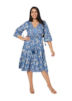 Aller Simplement Sukienka w kolorze niebieskim ze sklepu Limango Polska w kategorii Sukienki - zdjęcie 165885866
