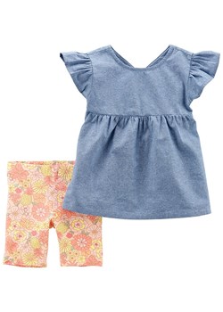 carter&apos;s 2-częściowy zestaw w kolorze niebieskim ze wzorem ze sklepu Limango Polska w kategorii Komplety niemowlęce - zdjęcie 165886836