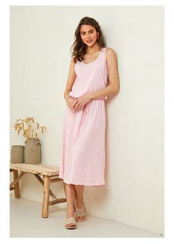 Pure Cotton Sukienka w kolorze jasnoróżowym ze sklepu Limango Polska w kategorii Sukienki - zdjęcie 165887986